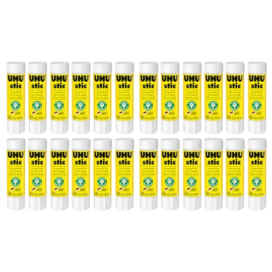 STAEDTLER® Clear UHU® Stic Permanent Glue Sticks